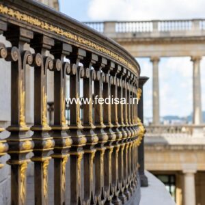 Minimalist Brass Railing Design For Modern Interiors New Terrace Grill Design