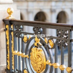 Brass Balcony Railing Design For Luxury Interiors Fancy Iron Grill Design