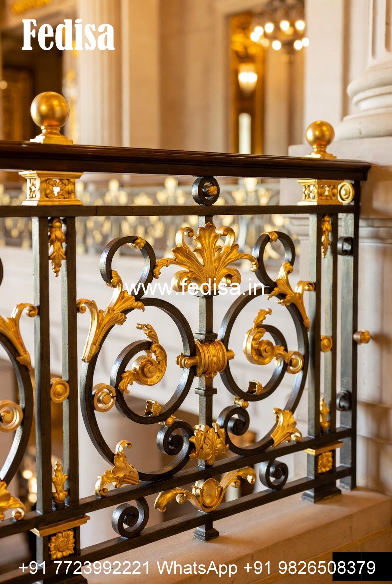 Elegant Brass Railing Design For Interior Projects Fiber Grill Design
