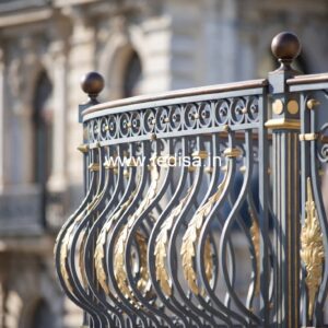 Custom Brass Balcony Railing For Unique Homes Grill Design Sample