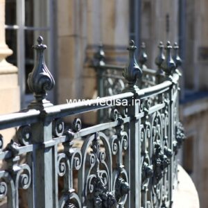 Brass Handrail Design With Luxury Appeal Korean Window Grill Design