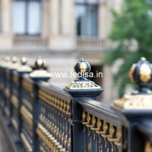Stylish Brass Balcony Railing With Modern Design Steel Window Ka Design