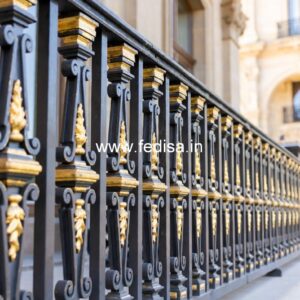 Elegant Brass Balcony Railing Design Inspiration Fancy Grill Design For Window