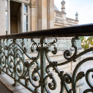 Stylish Brass Staircase Railing With Elegant Look Basic Window Grill Design