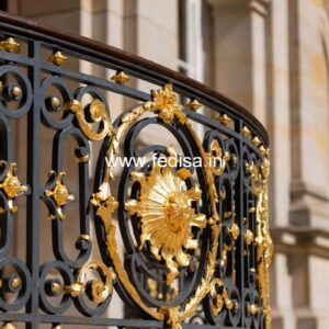 Classic Brass Staircase Railing With Royal Finish Grill New Design 2026