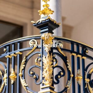 Modern Brass Balcony Railing With Stylish Appeal New Khidki Grill Design