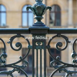 Stylish Brass Balcony Railing For Premium Homes Western Window Grill Design