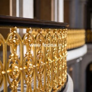 Brass Staircase Railing Design With Premium Finish Stair Design For Small House