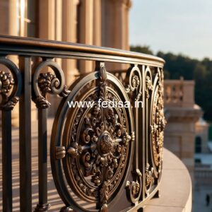 Stylish Brass Handrail Design For Modern Homes Wooden Stairs Design