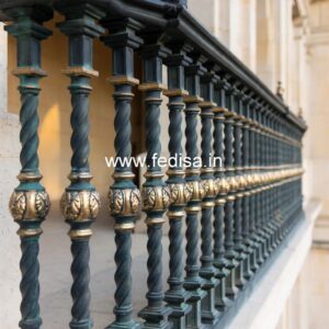 Modern Brass Staircase Railing For Interior Projects House Stairs Design