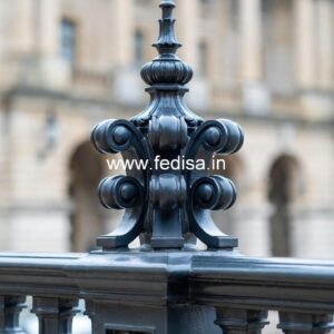 Premium Brass Railing Design With Artistic Finish Stairs Marble Design