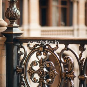 Antique Brass Staircase Railing Design For Villas Granite Stairs Design