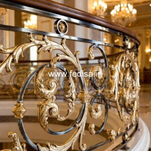 Premium Brass Stair Railing With Unique Design Stair Railing Design Steel