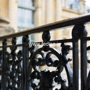 Brass Balcony Railing Design With Classic Appeal Outside Stairs Design