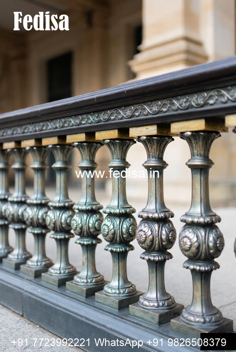 Luxury Brass Handrail Design For Modern Homes Metal Staircase Design