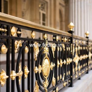Decorative Brass Railing Design For Elegant Villas Stair Designer