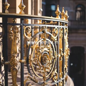 Premium Brass Railing Design For Modern Interiors Small Stairs Design