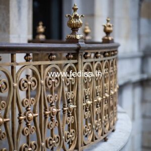 Premium Brass Stair Railing For Luxury Interiors Contemporary Stair Railing