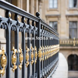 Modern Brass Stair Railing Design For Interiors Iron Stair Railing Design