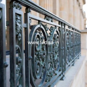 Decorative Brass Handrail For Stylish Staircases Front Stairs Design
