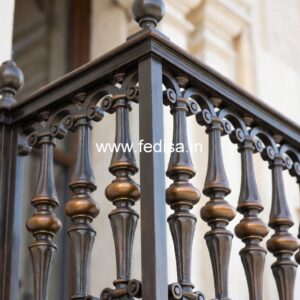 Modern Brass Railing Design With Stylish Finish Modern Glass Staircase Design