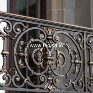 Artistic Brass Railing Design For Interiors Round Stairs Design For Home