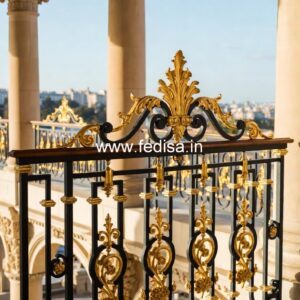 Brass Railing Design For Contemporary Homes Duplex House Staircase Design