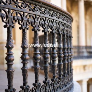 Classic Brass Railing Design For Staircase Space Saving Stair Designs