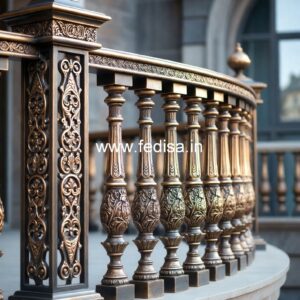 Custom Brass Balcony Railing Design Stairs Design In Hall
