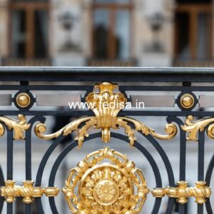 Premium Brass Railing Design For Villas Cabinet Under Stairs Design