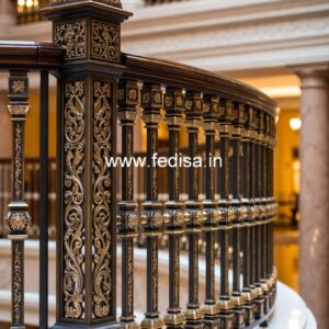 Stylish Brass Railing Design For Interiors Wall Stairs Design