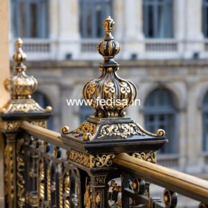 Designer Brass Balcony Railing Collection Stair Case Hand Rail Designs