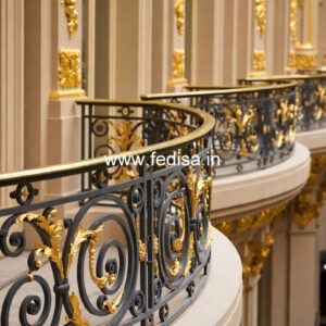 Designer Brass Stair Railing For Contemporary Spaces Stair Grill Design Steel