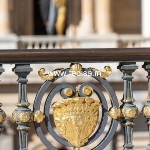 Brass Balcony Railing With Elegant Design Modern Steel Stair Railing Design