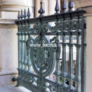 Brass Staircase Handrail Design For Modern Villas Double Stairs Design