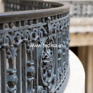 Custom Made Brass Balcony Railing Designs Compact Staircase Design