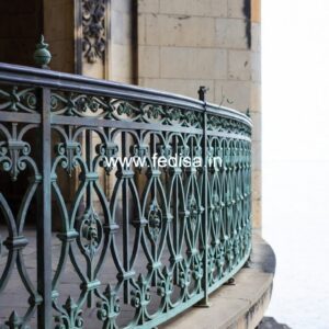 Designer Brass Staircase Railing With Fine Finish Modern Stairs Design For Small House