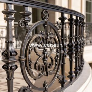 Brass Staircase Railing Design With Modern Appeal Double Staircase House Plans