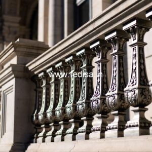 Stylish Brass Staircase Railing With Elegant Look Staircase Wall Paint Design