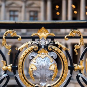 Elegant Brass Balcony Railing With Classic Design Shop Stairs Design
