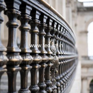 Elegant Brass Handrail Design For Interior Decor Step Railing Design Steel