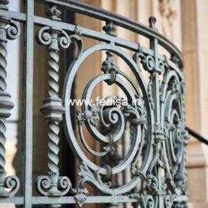 Antique Brass Staircase Railing With Classic Finish Staircase Headroom Design