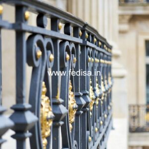 Luxury Brass Balcony Railing For Designer Spaces Steel Spiral Staircase Design