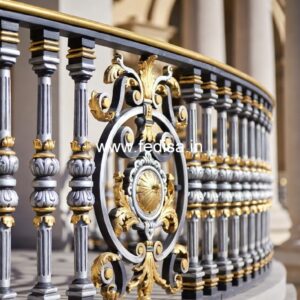 Antique Brass Staircase Railing Design For Villas Staircase Stone Design