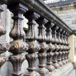 Designer Brass Balcony Railing For Stylish Homes Stairs Design Outside Home