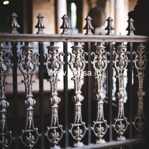 Elegant Brass Railing Design For Premium Interiors Stairs In Hall Design