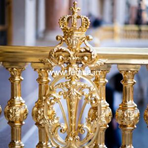 Antique Brass Stair Railing Design For Royal Homes Klapster Stairs