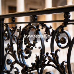 Designer Brass Railing Design For Luxury Villas Office Stairs Design