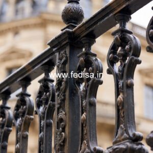 Premium Brass Handrail For Contemporary Homes Laser Cutting Staircase Design