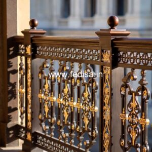 Brass Railing Design With High-end Finish Staircase Design Near Me